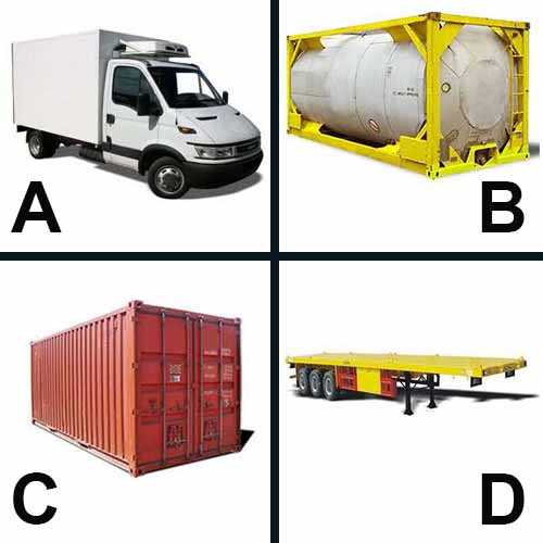 Care dintre imaginile de mai jos reprezintă un container pentru colete: