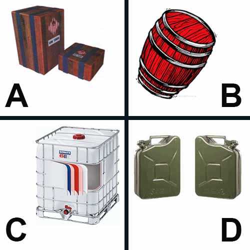 Care dintre următoarele imagini reprezintă o canistră: