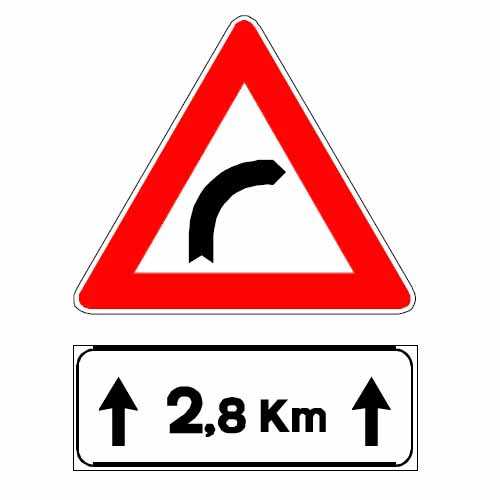 Care este semnificația indicatorului alăturat, având tăblița adițională montată sub el?