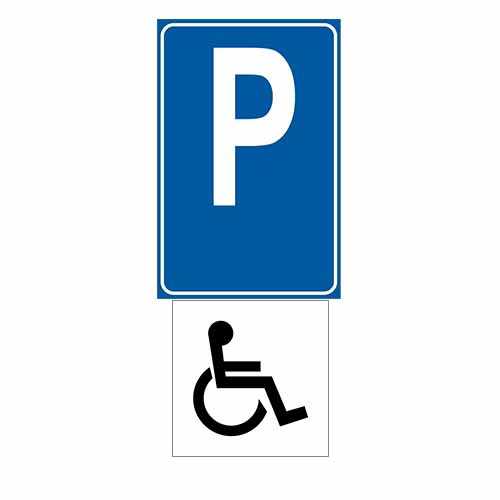 Cine are drept de parcare în spațiul semnalizat prin indicatorul din imagine?