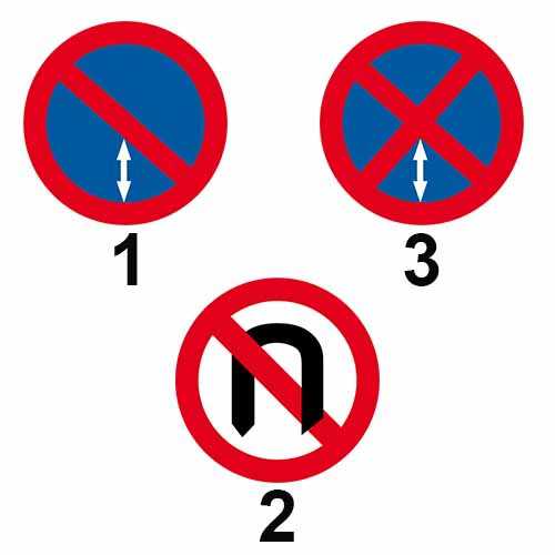 În zona de acțiune a cărui indicator dintre cele prezentate alăturat sunt interzise oprirea voluntara și staționarea?