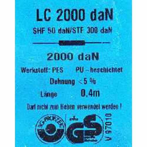 Pe eticheta unei chingi, SHF reprezintă: